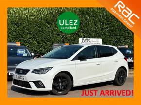 SEAT Ibiza 1.0 TSI 95 FR [EZ] 5dr KL68GXS Hatchback Petrol White at MK Car Sales Milton Keynes