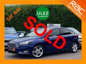 Ford Focus 1.0 EcoBoost 125 Titanium 5dr MA67UKS Hatchback Petrol Deep Impact Blue at MK Car Sales Milton Keynes