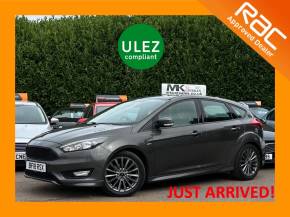 Ford Focus 1.0 EcoBoost 140 ST-Line Navigation 5dr BF18RSX Hatchback Petrol Magnetic Grey at MK Car Sales Milton Keynes