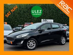 Ford Fiesta 1.0 EcoBoost Zetec 5dr NJ67EMX Hatchback Petrol Panther Black at MK Car Sales Milton Keynes