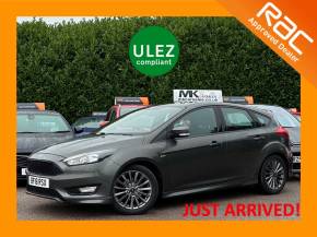 Ford Focus 1.0 EcoBoost 140 ST-Line Navigation 5dr BF18RSX Hatchback Petrol Magnetic Grey at MK Car Sales Milton Keynes