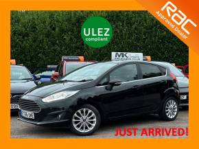 Ford Fiesta 1.0 EcoBoost 125 Titanium X 5dr ET66UHE Hatchback Petrol Panther Black at MK Car Sales Milton Keynes