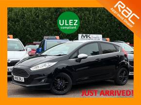 Ford Fiesta 1.0 EcoBoost Zetec Black 5dr WV16ZRJ Hatchback Petrol Panther Black at MK Car Sales Milton Keynes