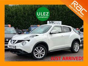 Nissan Juke 1.2 DiG-T N-Connecta 5dr YF67YXN Hatchback Petrol White at MK Car Sales Milton Keynes