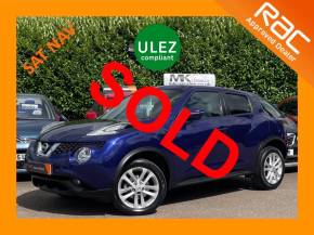 Nissan Juke 1.2 DiG-T N-Connecta 5dr KY17ZKJ Hatchback Petrol Ink Blue at MK Car Sales Milton Keynes