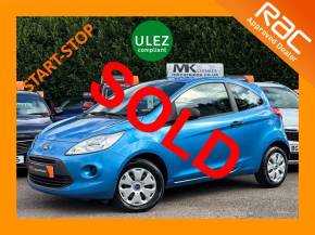 Ford Ka 1.2 Studio 3dr [Start Stop] RO11OEJ Hatchback Petrol Dive Blue at MK Car Sales Milton Keynes