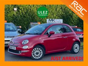 Fiat 500 1.2 Lounge 3dr MA66XUX Hatchback Petrol Red at MK Car Sales Milton Keynes