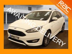 Ford Focus 1.0 EcoBoost 140 ST-Line Navigation 5dr WP18YTR Hatchback Petrol Frozen White at MK Car Sales Milton Keynes