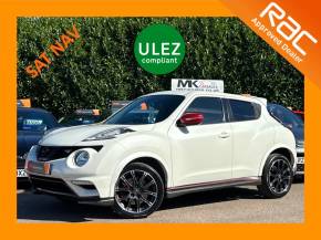 Nissan Juke 1.6 DiG-T Nismo RS 5dr VN65TSU Hatchback Petrol Diamond White at MK Car Sales Milton Keynes