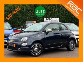 Fiat 500 1.2 Riva 3dr LF67YUS Hatchback Petrol Sera Blue at MK Car Sales Milton Keynes