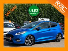 Ford Fiesta 1.0 EcoBoost ST-Line 3dr AV69XVF Hatchback Petrol Candy Blue at MK Car Sales Milton Keynes