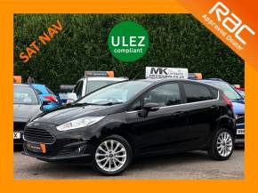 Ford Fiesta 1.0 EcoBoost 125 Titanium X 5dr ET66UHE Hatchback Petrol Panther Black at MK Car Sales Milton Keynes