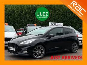 Ford Fiesta 1.0 EcoBoost ST-Line 3dr WO67FVL Hatchback Petrol Panther Black at MK Car Sales Milton Keynes