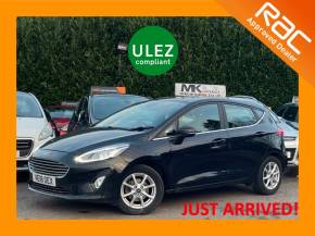 Ford Fiesta 1.0 EcoBoost Zetec 5dr VE18OEX Hatchback Petrol Panther Black at MK Car Sales Milton Keynes