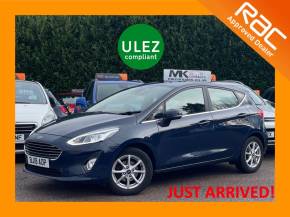 Ford Fiesta 1.0 EcoBoost Zetec 5dr BJ18AOP Hatchback Petrol Blazer Blue at MK Car Sales Milton Keynes