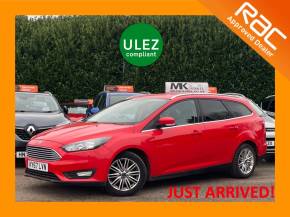 Ford Focus 1.0 EcoBoost 125 Zetec Edition 5dr Estate Petrol Race Red at MK Car Sales Milton Keynes