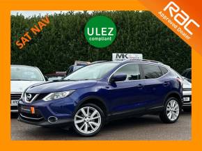 Nissan Qashqai 1.5 dCi Tekna 5dr SK16FHB Hatchback Diesel Ink Blue at MK Car Sales Milton Keynes