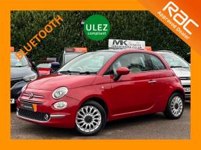 Fiat 500 1.2 Lounge 3dr MF65UMZ Hatchback Petrol Pasadoble Red at MK Car Sales Milton Keynes