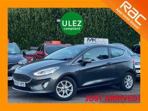 Ford Fiesta 1.0 EcoBoost Zetec 3dr EF67XPO Hatchback Petrol Magnetic Grey at MK Car Sales Milton Keynes