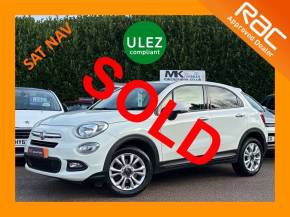 Fiat 500x 1.6 E-torQ Pop Star 5dr AU66NLP Hatchback Petrol Tuxedo Ice White at MK Car Sales Milton Keynes