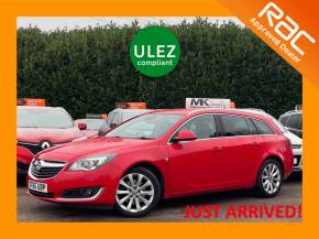 Vauxhall Insignia 2.0 CDTi [163] Elite Nav 5dr Auto DT65UBP Estate Diesel Power Red at MK Car Sales Milton Keynes