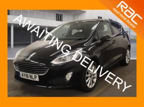 Ford Fiesta 1.0 EcoBoost 125 Titanium X 5dr AY18NLP Hatchback Petrol Black at MK Car Sales Milton Keynes