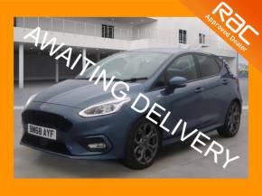 Ford Fiesta 1.0 EcoBoost 140 ST-Line 5dr BW68AYF Hatchback Petrol Chrome Blue at MK Car Sales Milton Keynes