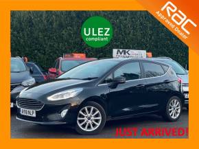 Ford Fiesta 1.0 EcoBoost 125 Titanium X 5dr AY18NLP Hatchback Petrol Black at MK Car Sales Milton Keynes