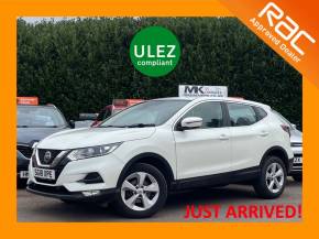 Nissan Qashqai 1.2 DiG-T Acenta 5dr SG18XPE Hatchback Petrol White at MK Car Sales Milton Keynes