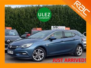 Vauxhall Astra 1.4T 16V 150 SRi Nav 5dr MK16JYN Hatchback Petrol Deep Sky Blue at MK Car Sales Milton Keynes