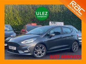 Ford Fiesta 1.0 EcoBoost 140 ST-Line 5dr OU68UVT Hatchback Petrol Grey at MK Car Sales Milton Keynes