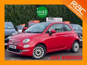 Fiat 500 1.2 Lounge 3dr RE18MMV Hatchback Petrol Red at MK Car Sales Milton Keynes