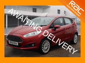 Ford Fiesta 1.0 EcoBoost Zetec 5dr KP16RVA Hatchback Petrol Candy Red at MK Car Sales Milton Keynes