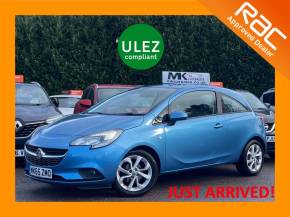 Vauxhall Corsa 1.4 ecoFLEX Energy 3dr [AC] WK65ZMO Hatchback Petrol Blue at MK Car Sales Milton Keynes