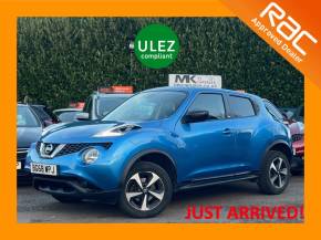 Nissan Juke 1.6 [112] Bose Personal Edition 5dr BG68WPJ Hatchback Petrol Blue at MK Car Sales Milton Keynes