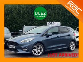 Ford Fiesta 1.0 EcoBoost 140 ST-Line 5dr BW68AYF Hatchback Petrol Chrome Blue at MK Car Sales Milton Keynes