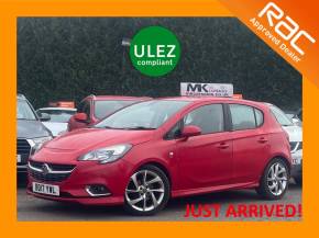 Vauxhall Corsa 1.4 SRi Vx-line 5dr BD17YWL Hatchback Petrol Red at MK Car Sales Milton Keynes