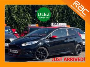 Ford Fiesta 1.0 EcoBoost 140 ST-Line Black 3dr Hatchback Petrol Black at MK Car Sales Milton Keynes