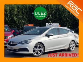 Vauxhall Astra 1.6T 16V 200 SRi Vx-line Nav 5dr DS68BUW Hatchback Petrol Sovereign Silver at MK Car Sales Milton Keynes