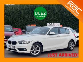 BMW 1 Series 1.5 116d SE 5dr [Nav] YK67TWY Hatchback Diesel Alpine White at MK Car Sales Milton Keynes