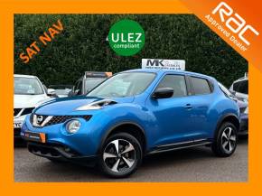 Nissan Juke 1.6 [112] Bose Personal Edition 5dr BG68WPJ Hatchback Petrol Atomic Blue at MK Car Sales Milton Keynes