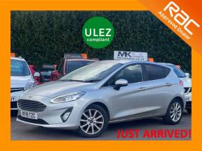 Ford Fiesta 1.0 EcoBoost Titanium 5dr KF19TZC Hatchback Petrol Silver at MK Car Sales Milton Keynes